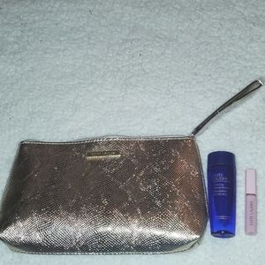 Estee Lauder Makeup Remover, Lip Repair gloss + gold travel pouch
